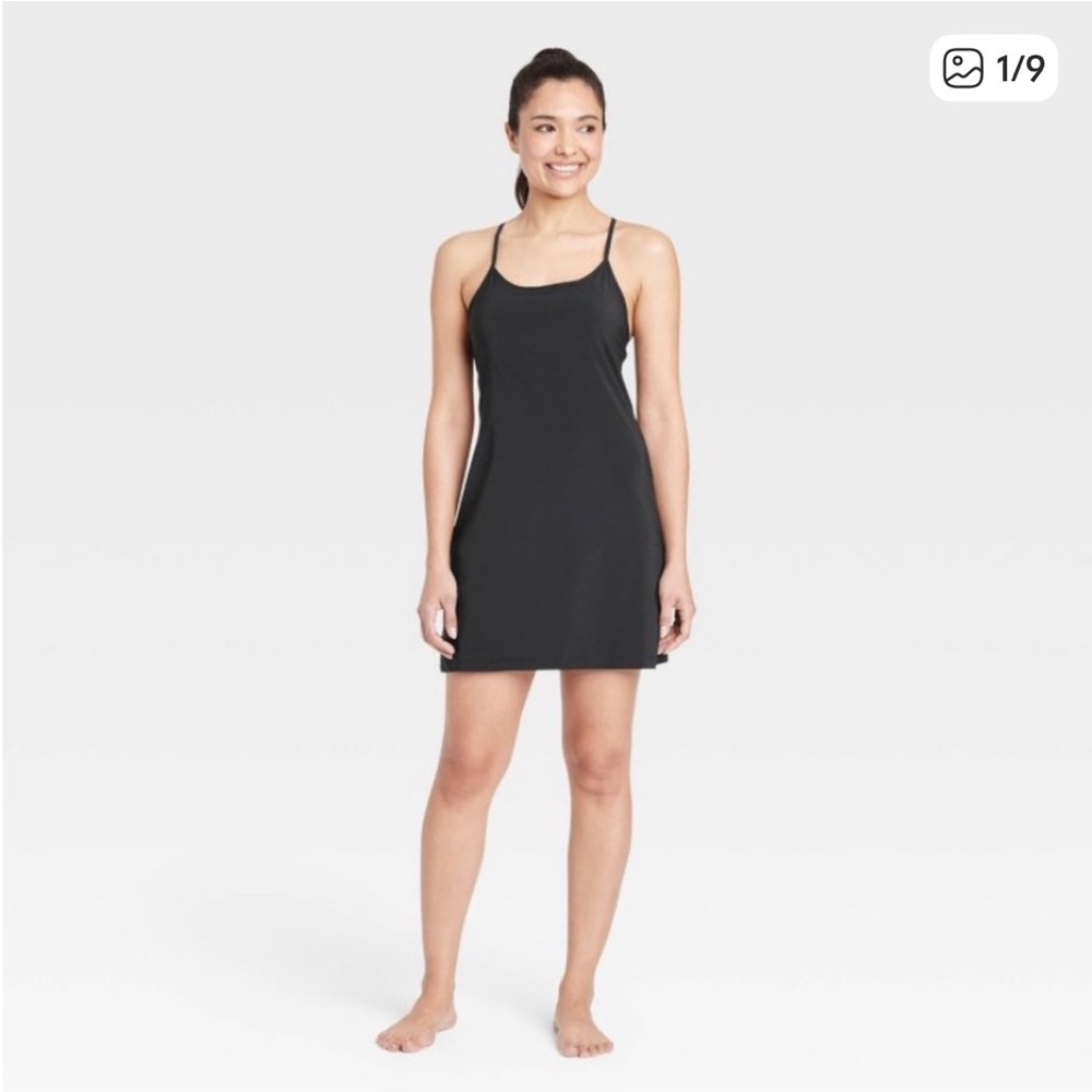 All in Motion Black Exercise Dress